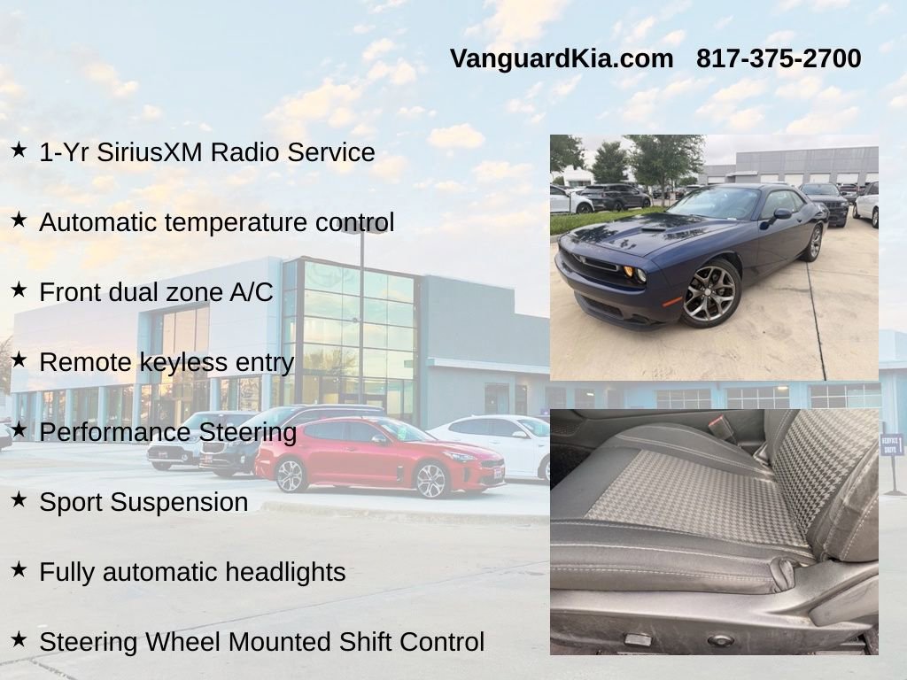 Used 2016 Dodge Challenger SXT w/ Sound Group RWD image 12