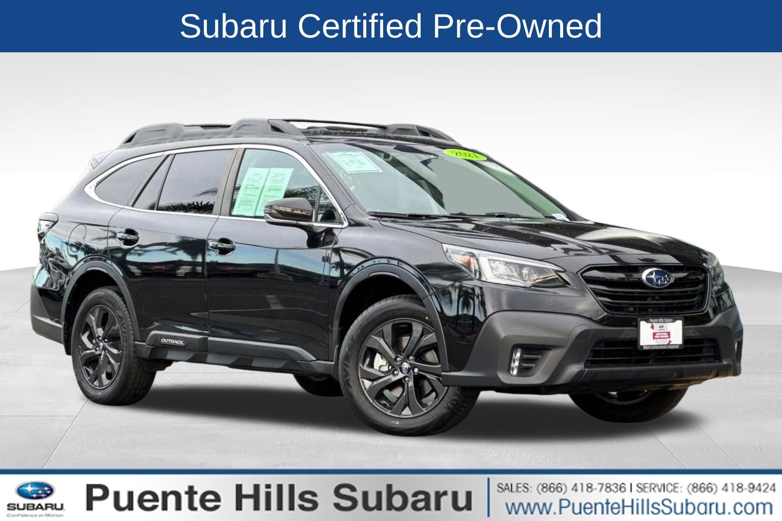 Certified 2021 Subaru Outback Onyx Edition XT image 1