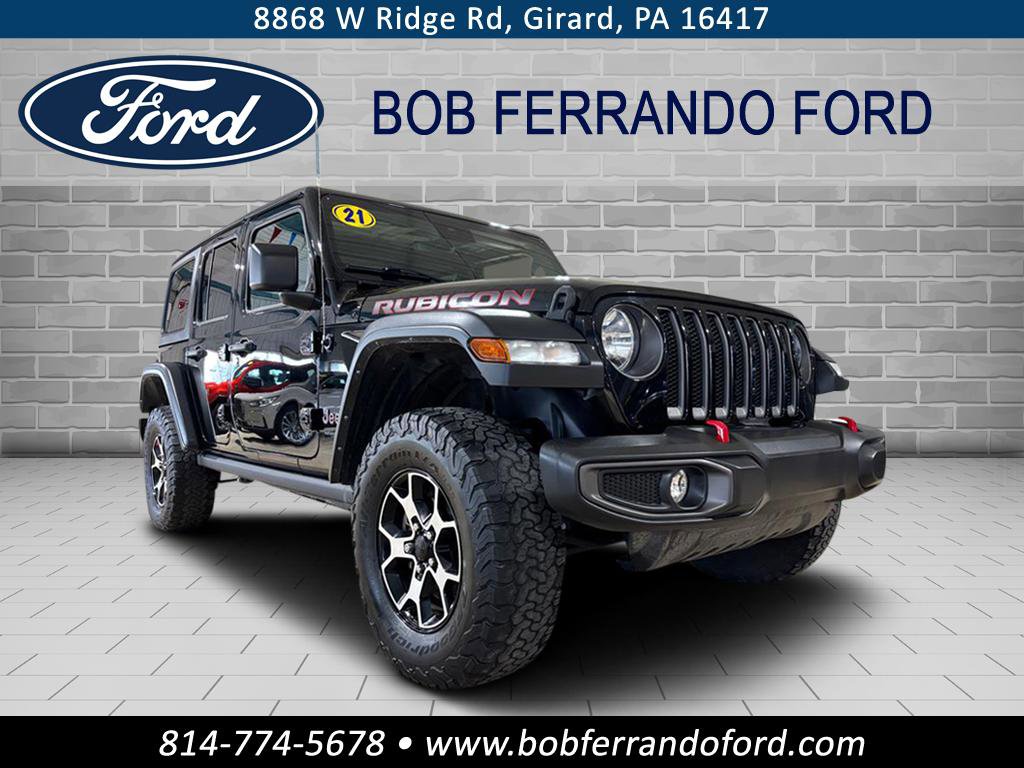 Used 2021 Jeep Wrangler Unlimited Rubicon AWD/4WD video 1