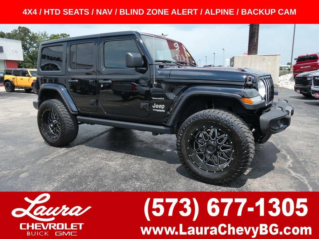 Used 2020 Jeep Wrangler Unlimited Sahara AWD/4WD image 1