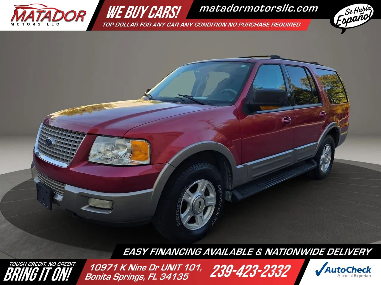 Used 2003 Ford Expedition Eddie Bauer