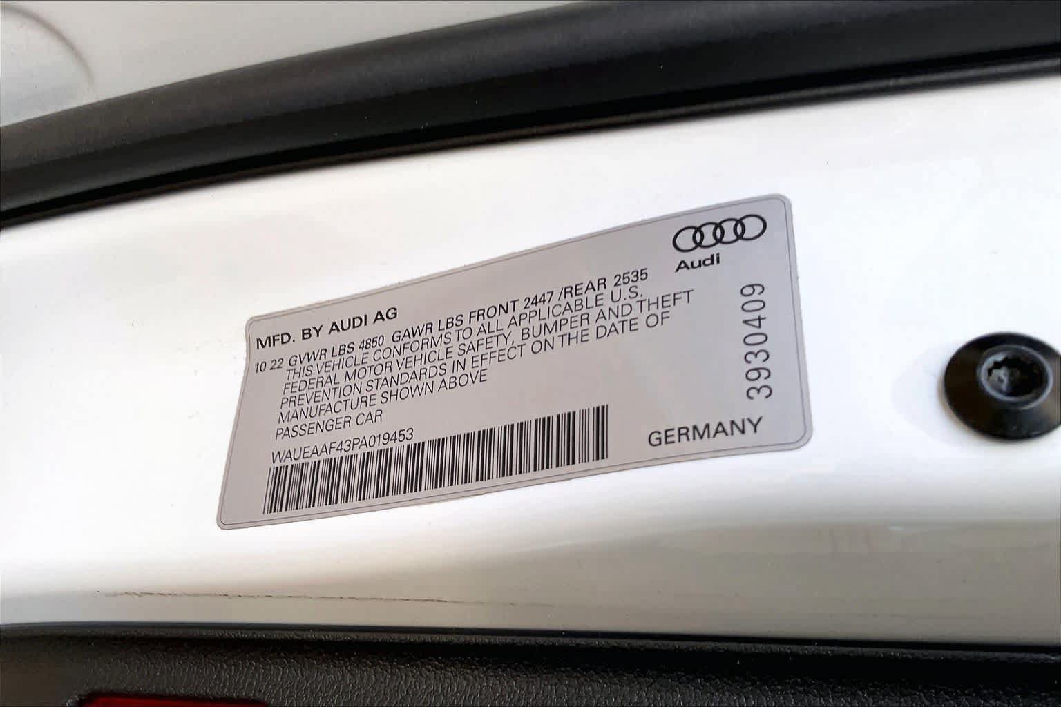 Used 2023 Audi A4 2.0T Premium Plus w/ Premium Plus Package AWD/4WD image 35