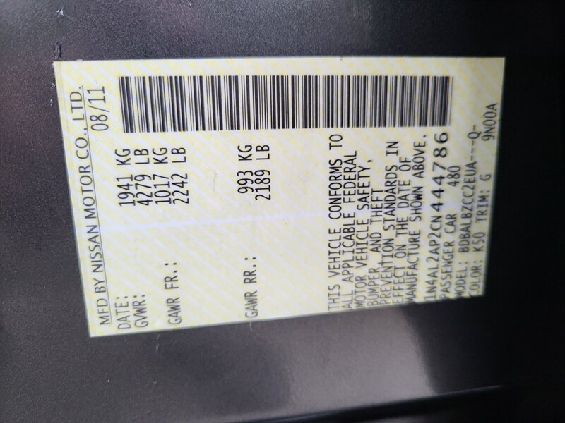 Used 2012 Nissan Altima 2.5 S FWD image 32