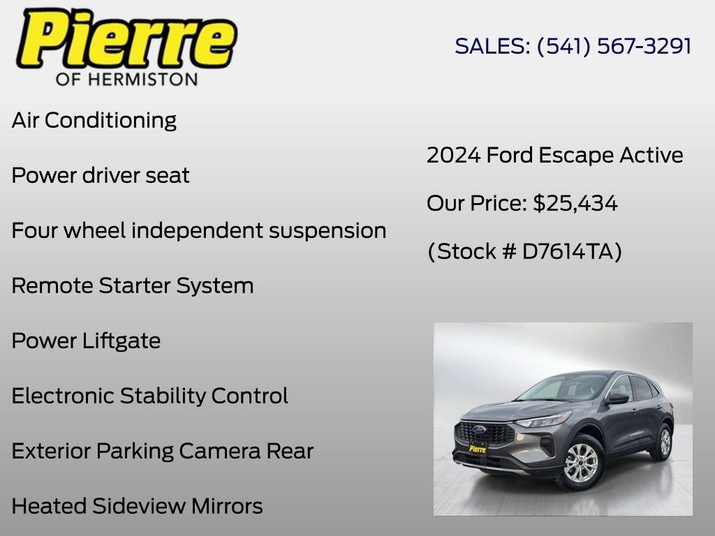 Used 2024 Ford Escape Active AWD/4WD image 12