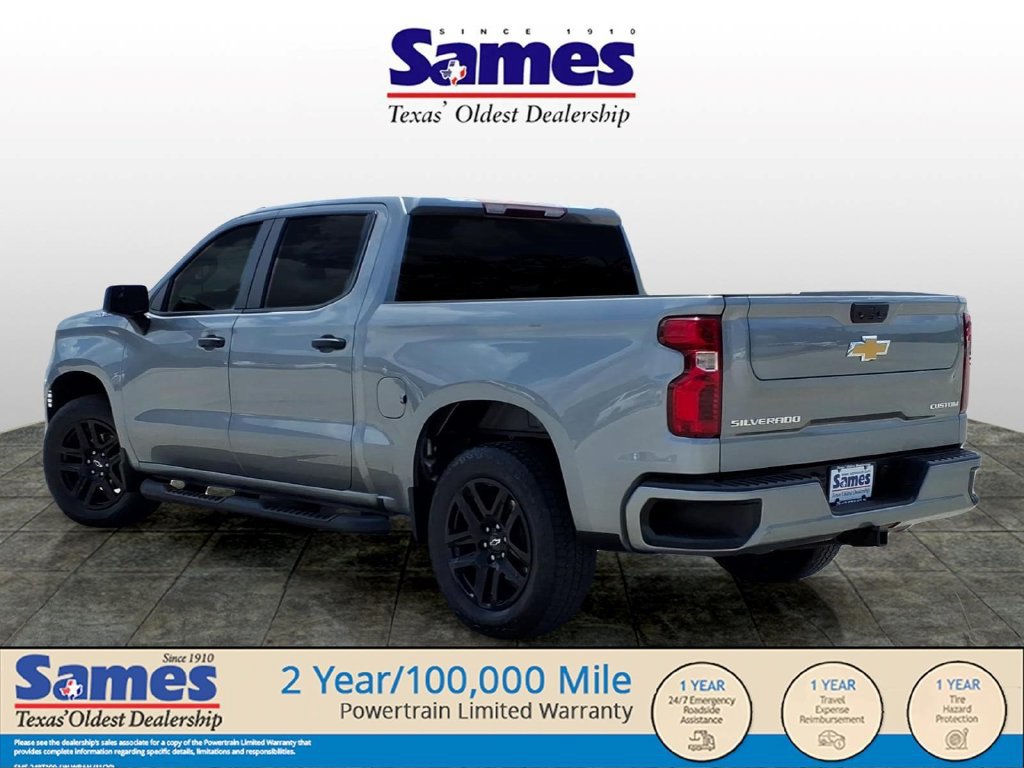 Used 2024 Chevrolet Silverado 1500 Custom w/ Turbomax Blackout Package RWD image 6