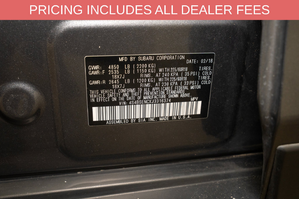 Used 2018 Subaru Outback 3.6R Limited AWD/4WD image 22