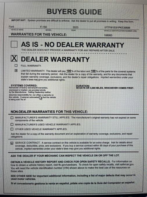 Used 2023 Ford F150 XLT image 49