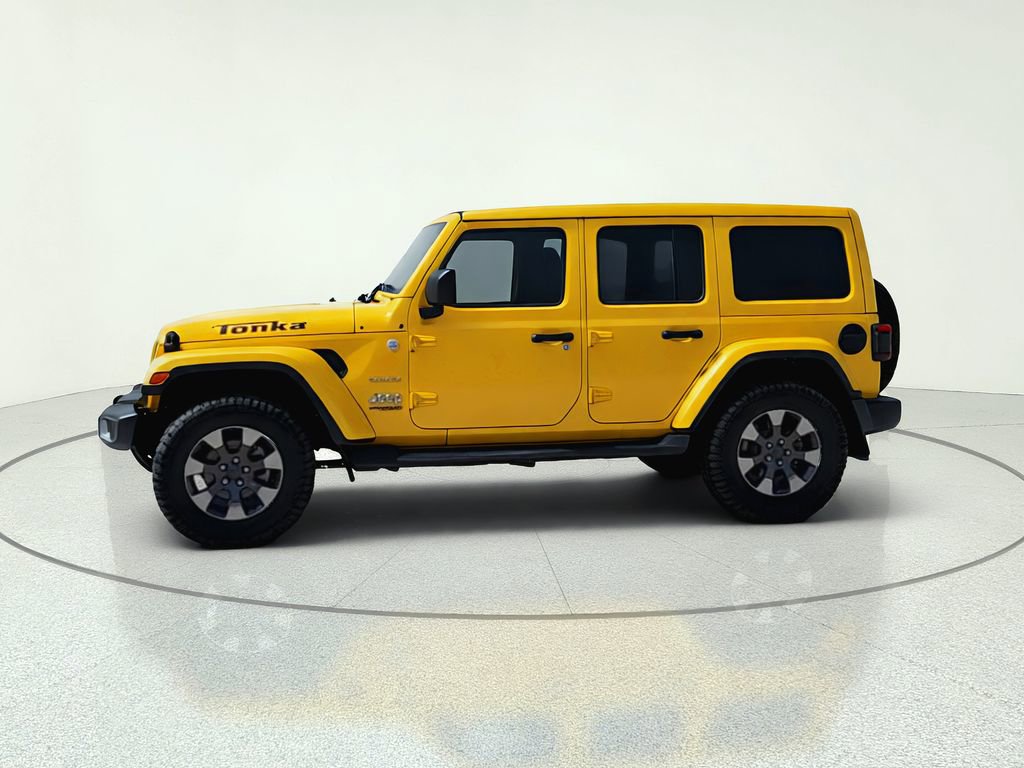 Used 2019 Jeep Wrangler Unlimited Sahara w/ Uconnect 4C Nav & Sound Group AWD/4WD image 4