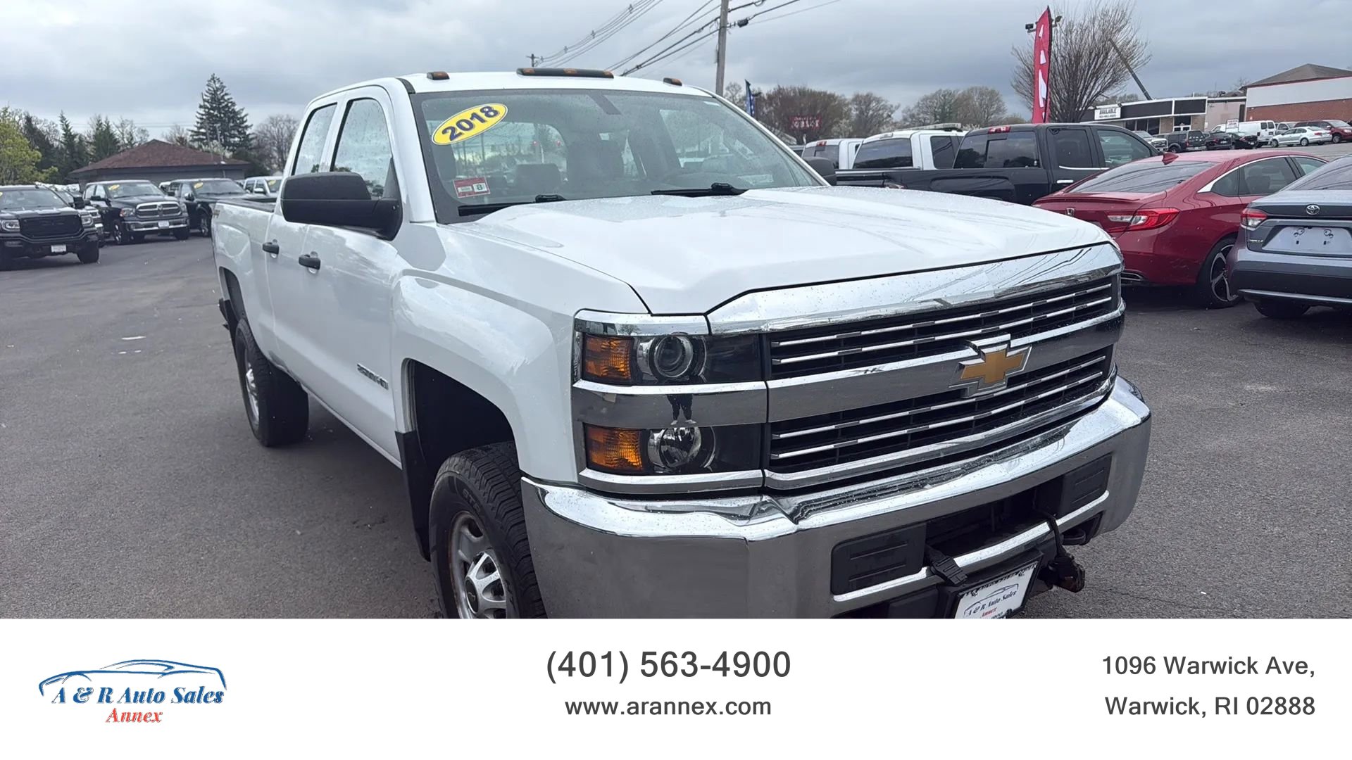 Used 2018 Chevrolet Silverado 2500 W/T w/ Snow Plow Prep Package AWD/4WD image 1