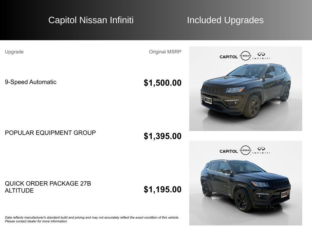 Used 2018 Jeep Compass Latitude w/ Popular Equipment Group image 9