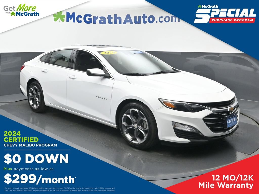 Certified 2024 Chevrolet Malibu LT image 1