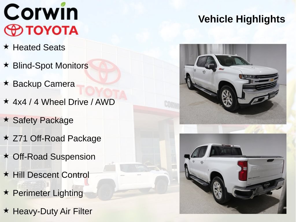 Used 2021 Chevrolet Silverado 1500 LTZ w/ Z71 Off-Road Package AWD/4WD image 11