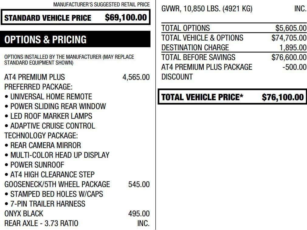 Certified 2024 GMC Sierra 2500 AT4 w/ AT4 Premium Plus Package AWD/4WD image 2