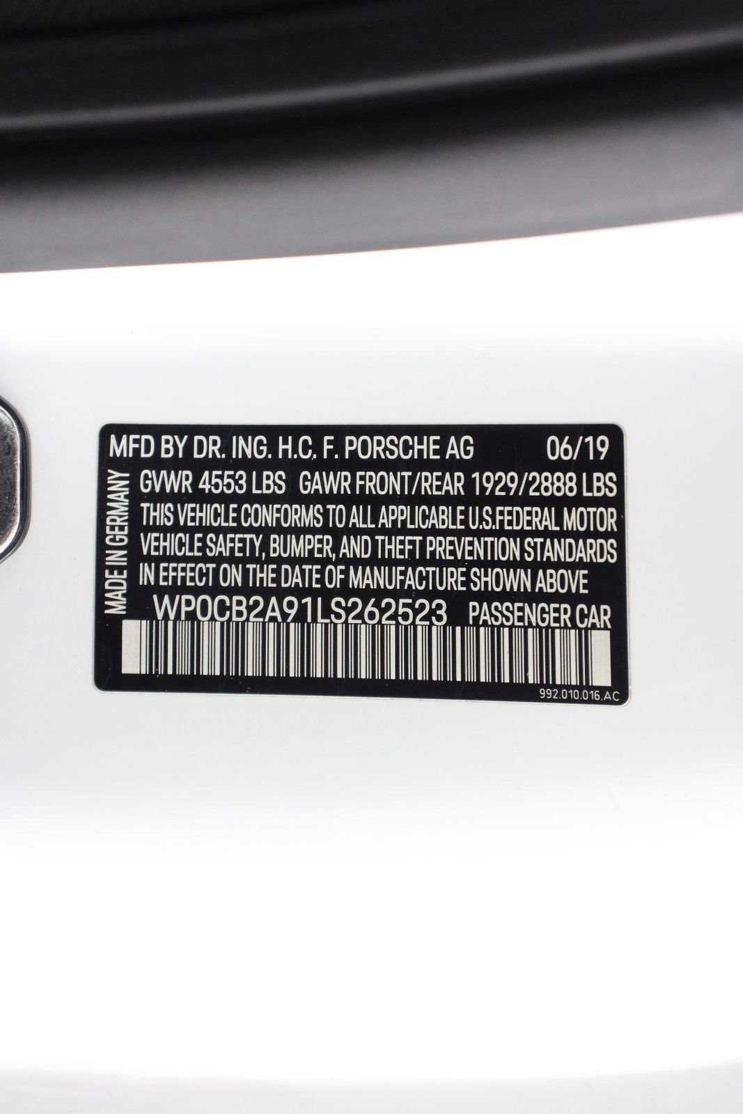 Certified 2020 Porsche 911 Carrera 4S AWD/4WD image 19