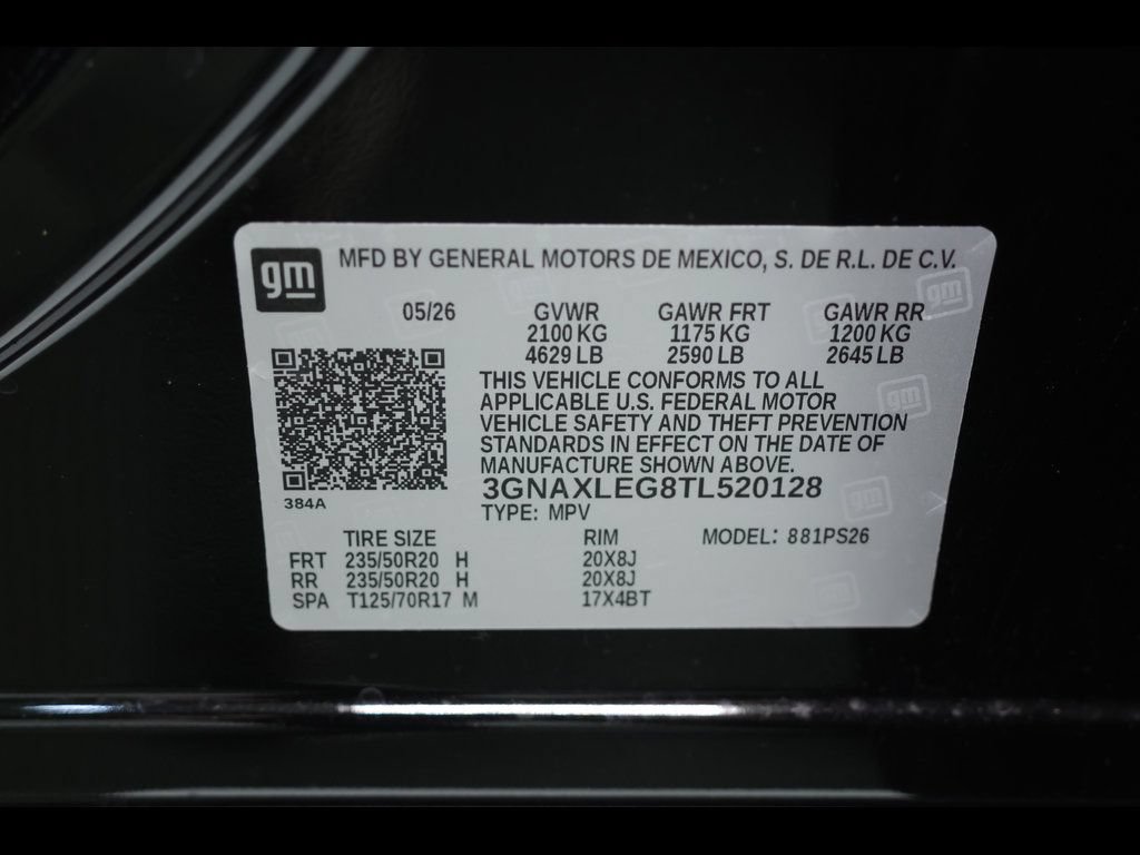 New 2026 Chevrolet Equinox RS w/ Convenience Package III FWD image 26