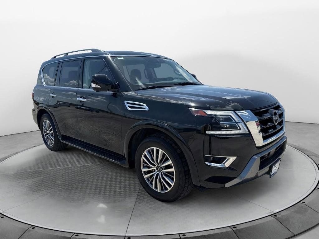 Used 2023 Nissan Armada SL w/ Captain's Chairs Package RWD video 1