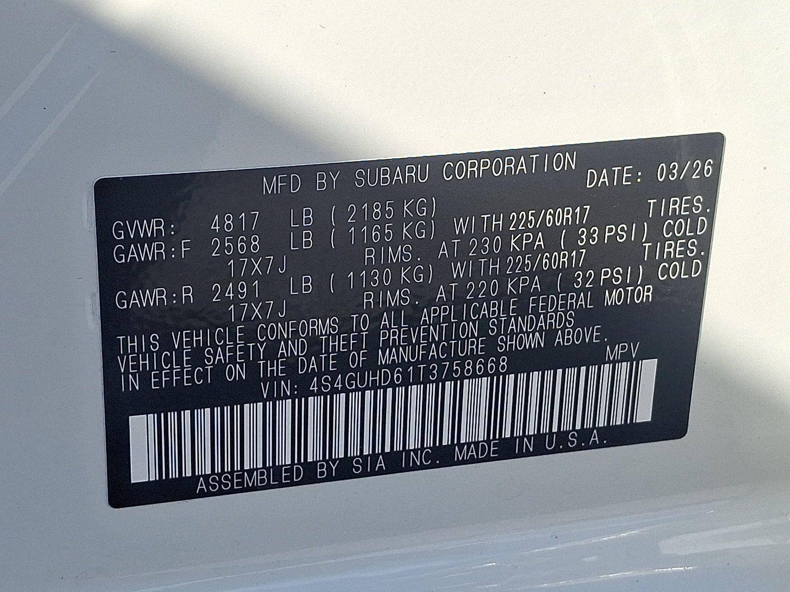 Certified 2026 Subaru Crosstrek 2.5i Premium AWD/4WD image 26