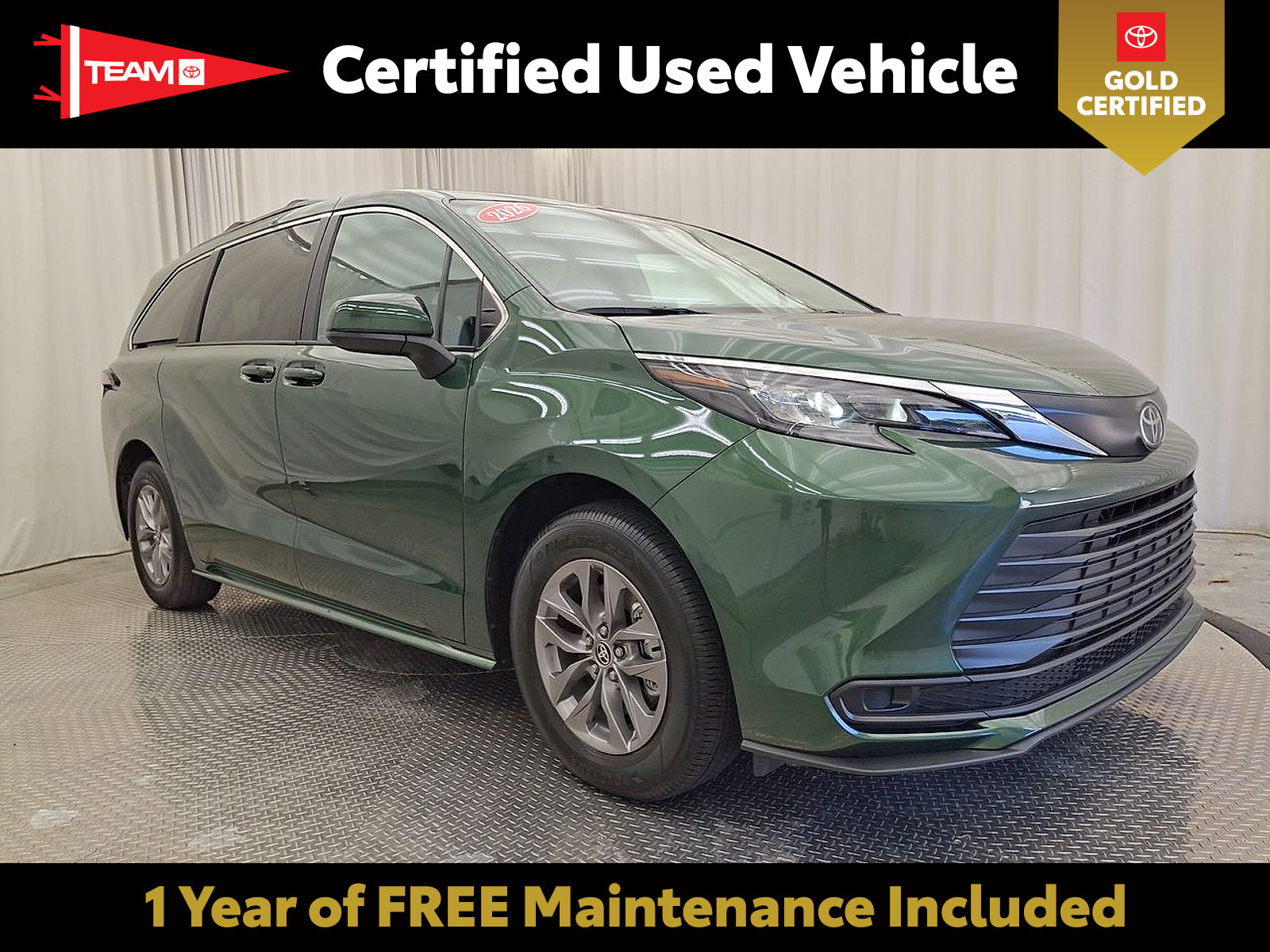 Certified 2026 Toyota Sienna LE AWD/4WD image 1