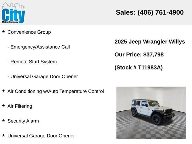 Used 2025 Jeep Wrangler Unlimited Sport AWD/4WD image 37