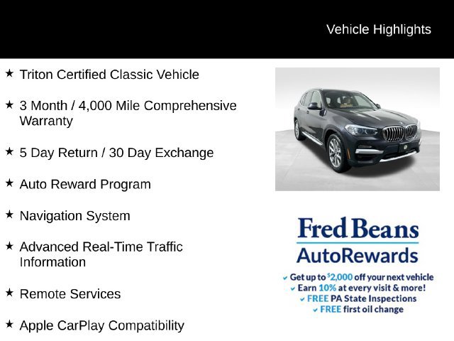 Used 2019 BMW X3 xDrive30i w/ Premium Package AWD/4WD image 5
