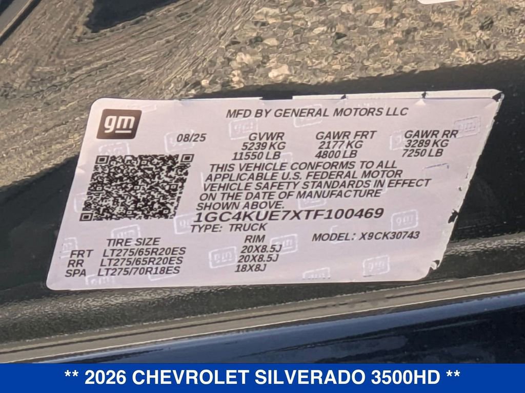 New 2026 Chevrolet Silverado 3500 LTZ w/ LTZ Plus Package image 41