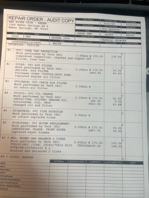 Used 2020 GMC Savana 2500 w/ Driver Convenience Package image 19