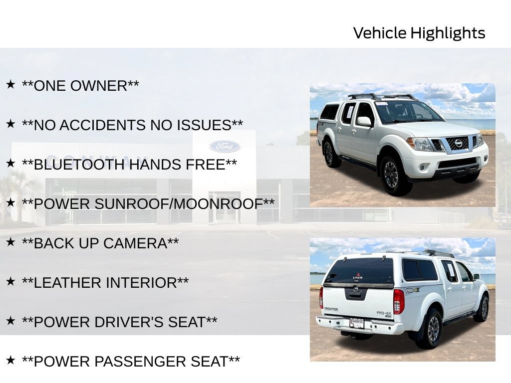 Used 2017 Nissan Frontier PRO-4X w/ Pro-4x Luxury Package AWD/4WD image 6