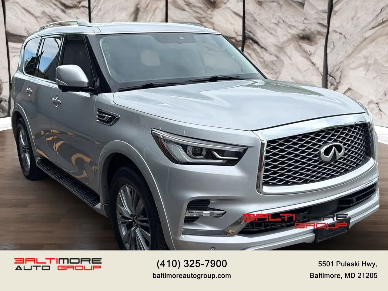 Used 2021 INFINITI QX80 Luxe AWD/4WD image 3
