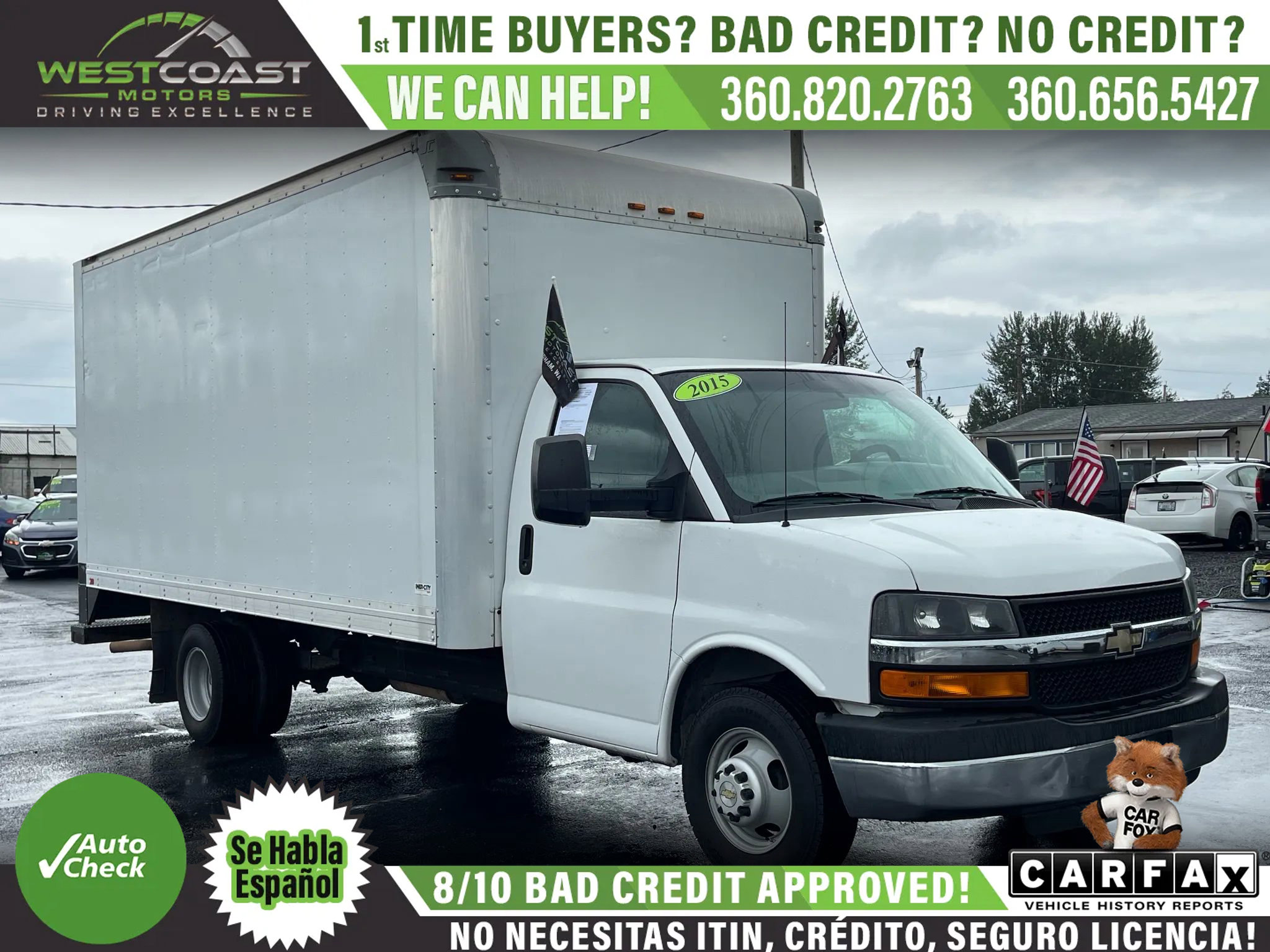 Used 2015 Chevrolet Express 3500 Extended w/ Chrome Appearance Package