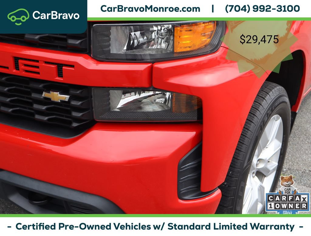 Certified 2020 Chevrolet Silverado 1500 Custom w/ Custom Value Package AWD/4WD image 12