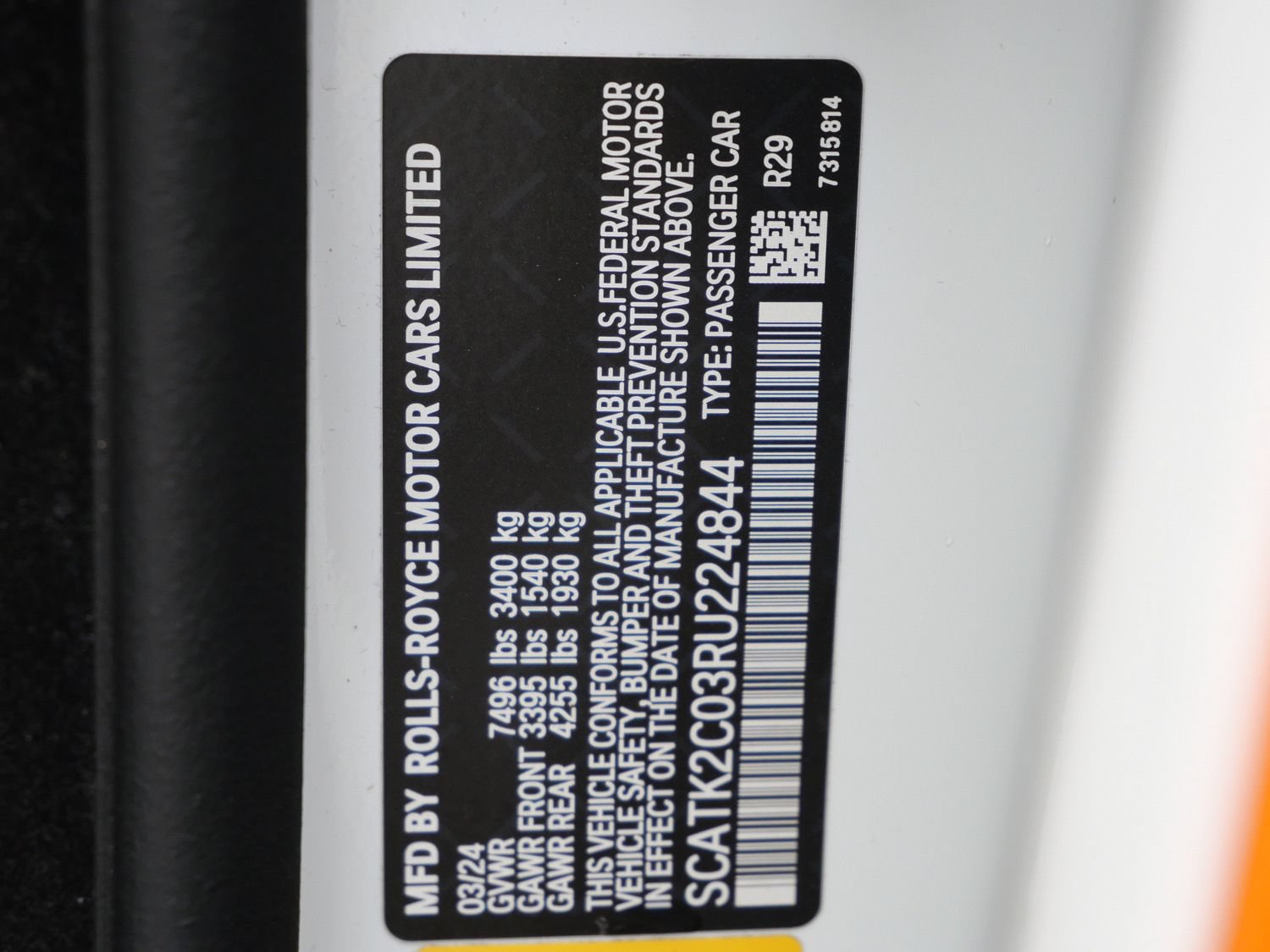 Certified 2024 Rolls-Royce Spectre w/ Spectre Launch Package AWD/4WD image 35