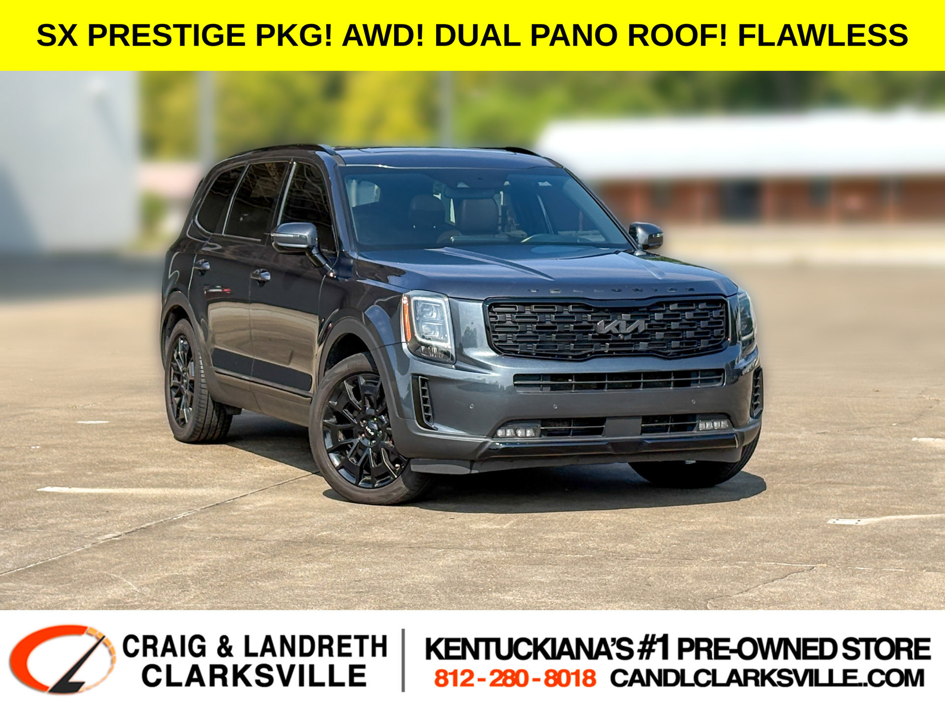 Used 2022 Kia Telluride SX w/ SX Prestige Package AWD/4WD image 1