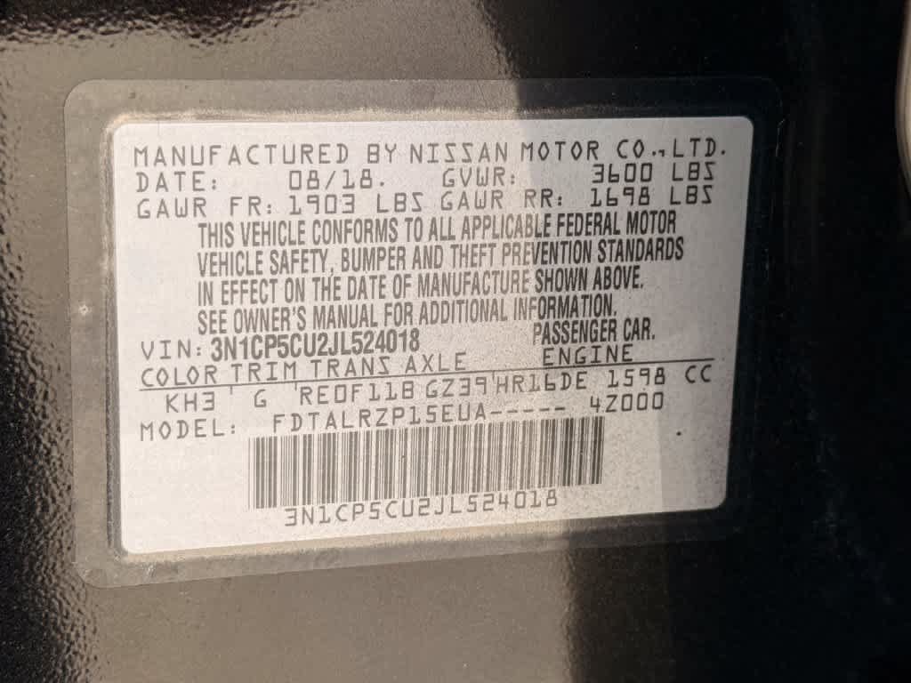 Used 2018 Nissan Kicks S FWD image 20