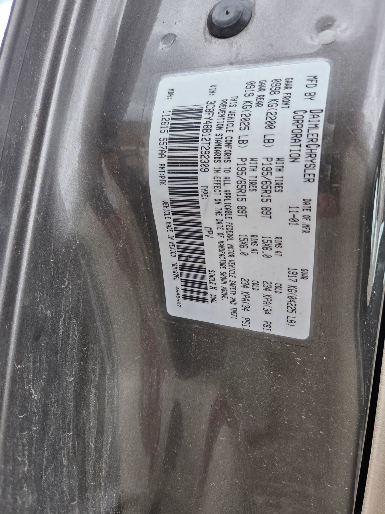 Used 2002 Chrysler PT Cruiser FWD image 13