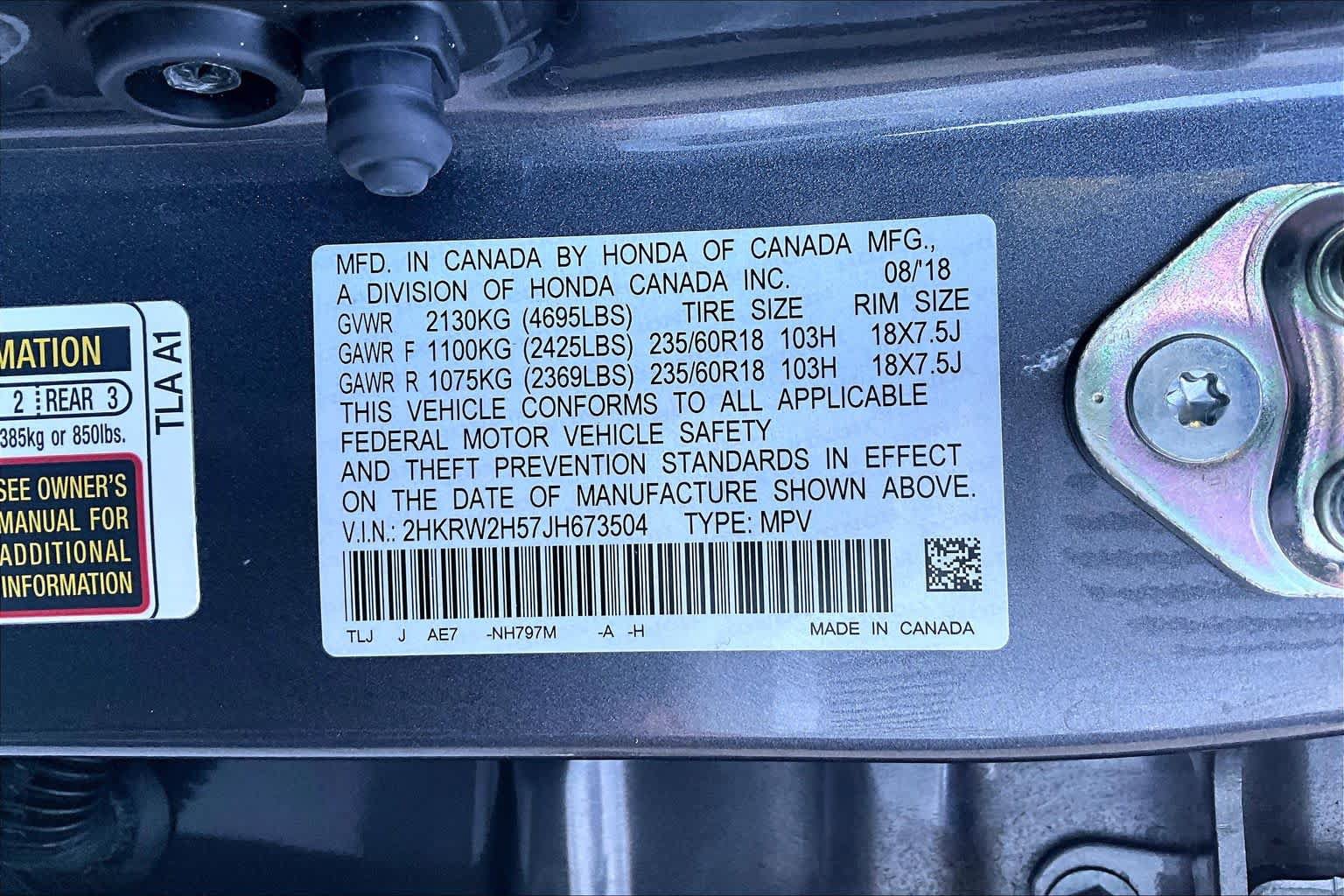 Used 2018 Honda CR-V EX image 34