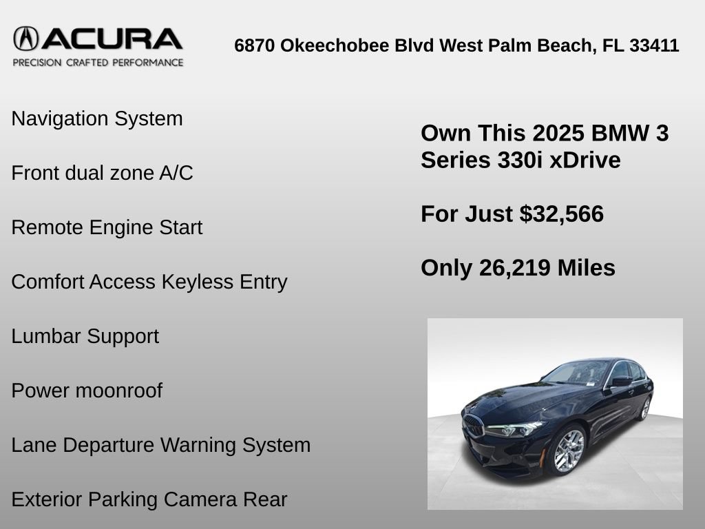 Used 2025 BMW 330i xDrive Sedan AWD/4WD image 6