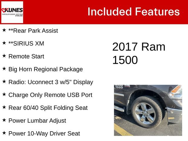 Used 2017 RAM 1500 Big Horn AWD/4WD image 5