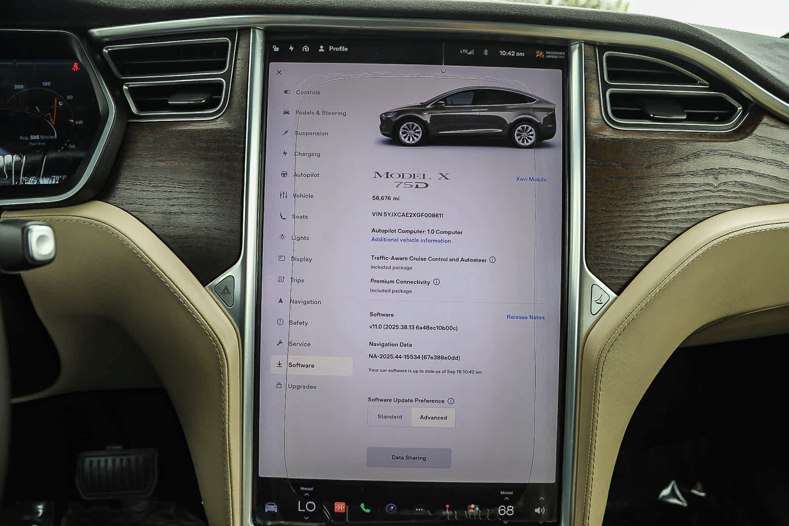 Used 2016 Tesla Model X 75D AWD/4WD image 24