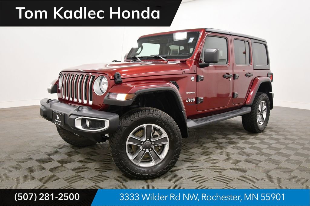 Used 2021 Jeep Wrangler Unlimited Sahara w/ Dual Top Group AWD/4WD image 1