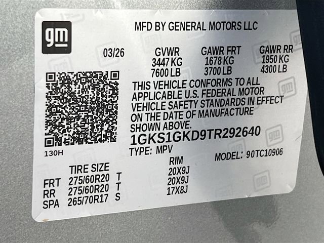 New 2026 GMC Yukon XL Elevation w/ Elevation Premium Package image 20