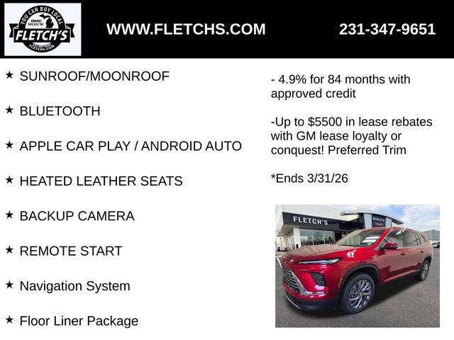New 2026 Buick Enclave Preferred w/ Power Package AWD/4WD image 2