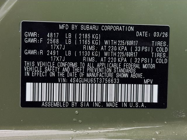 New 2026 Subaru Crosstrek 2.5i Wilderness image 32