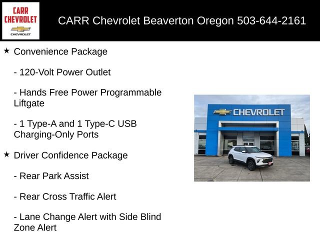 New 2025 Chevrolet TrailBlazer ACTIV w/ Convenience Package image 15