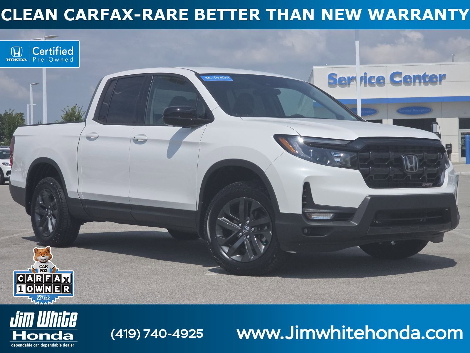 Certified 2025 Honda Ridgeline Sport