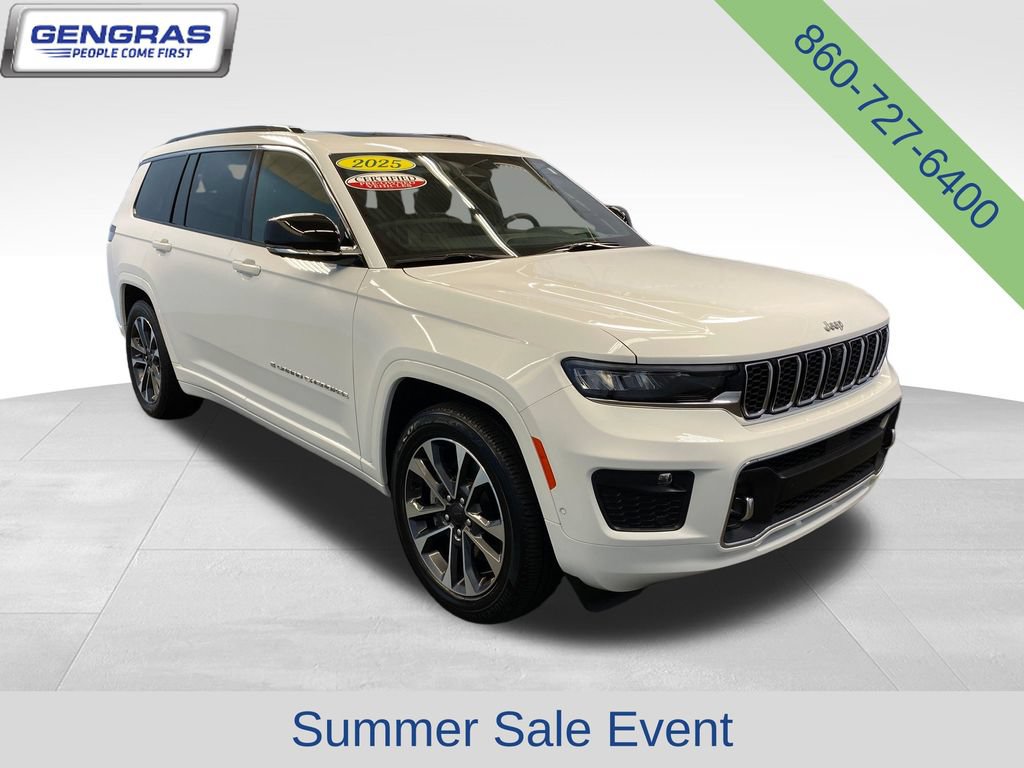 Certified 2025 Jeep Grand Cherokee L Overland w/ Advanced Protech Group III