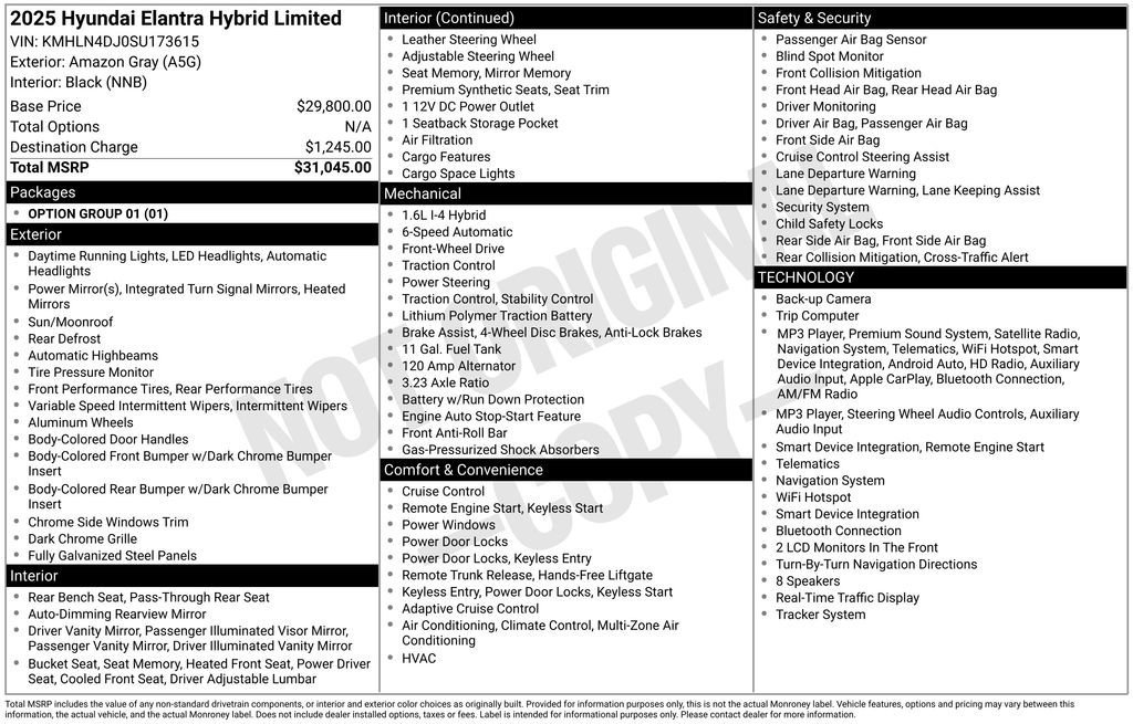 Used 2025 Hyundai Elantra Limited FWD image 7