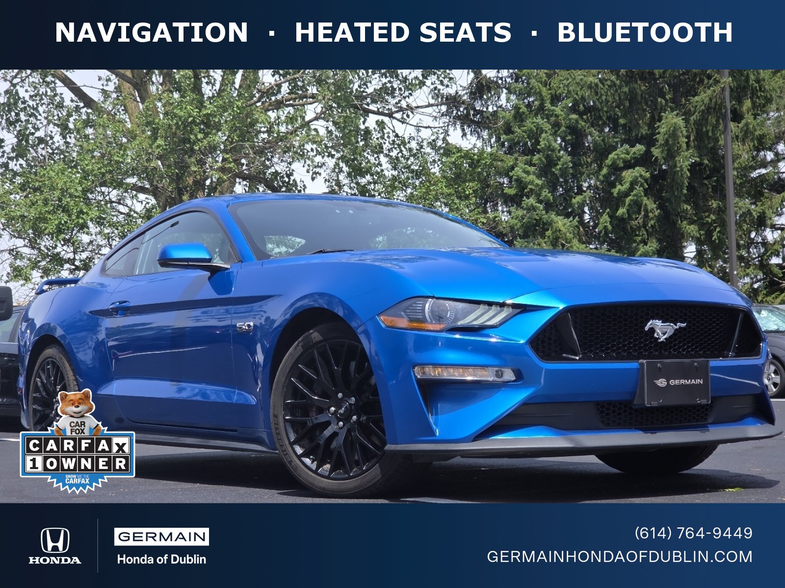 Used 2019 Ford Mustang GT Premium w/ GT Performance Package RWD image 1