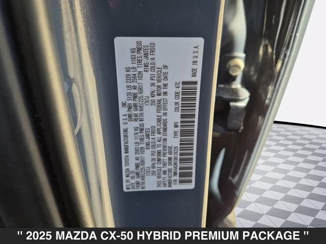 Certified 2025 MAZDA CX-50 AWD 2.5 Hybrid w/ Weather Package image 38