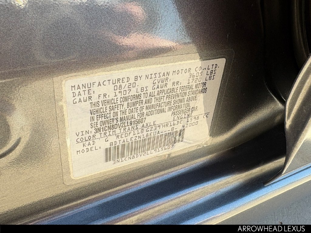 Used 2020 Nissan Versa S FWD image 32