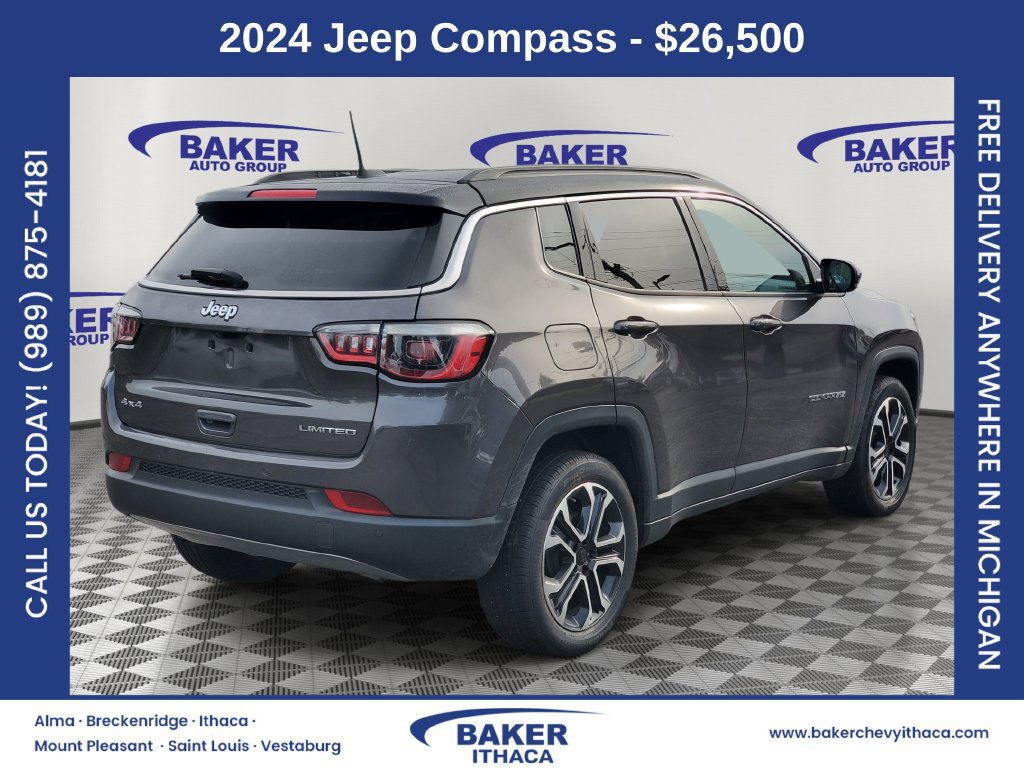Used 2024 Jeep Compass Limited AWD/4WD image 2